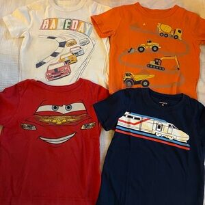Set of 4 Boys' Graphic T-Shirts size 3T
